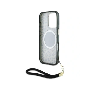 Hurtownia GSM - Etui Guess HC IML Leopard Triangle Cord Strap do Apple iPhone 16 Pro MagSafe hnědý - GUE4360 - {ean13} - Hurt