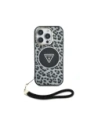 Hurtownia GSM - Etui Guess HC IML Leopard Triangle Cord Strap do Apple iPhone 16 Pro MagSafe czarny - GUE4361 - {ean13} - Hurt