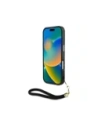 Wholesale Guess HC IML Leopard Triangle Cord Strap Apple iPhone 16 Pro MagSafe black - GUE4361 - {ean13} - Hurt