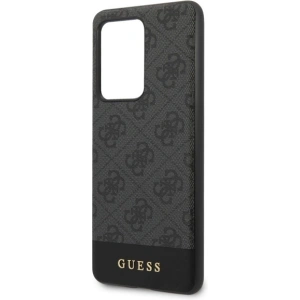 Hurtownia GSM - Etui Guess GUHCS69G4GLGR Samsung Galaxy S20 Ultra G988 grau/grey Hard Case 4G Stripe Collection - GUE495GRY - {ean13} - Hurt