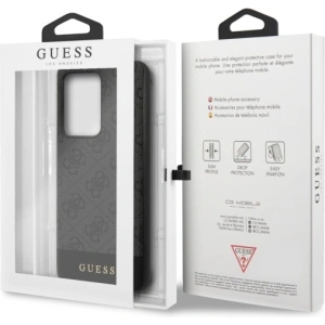 Hurtownia GSM - Etui Guess GUHCS69G4GLGR Samsung Galaxy S20 Ultra G988 grau/grey Hard Case 4G Stripe Collection - GUE495GRY - {ean13} - Hurt
