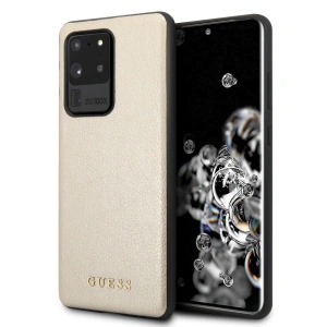 Hurtownia GSM - Guess Samsung Case GUHCS69IGLGO Galaxy S20 Ultra G988 gold/gold hartes Case Iridescent - GUE496GLD - {ean13} - Hurt