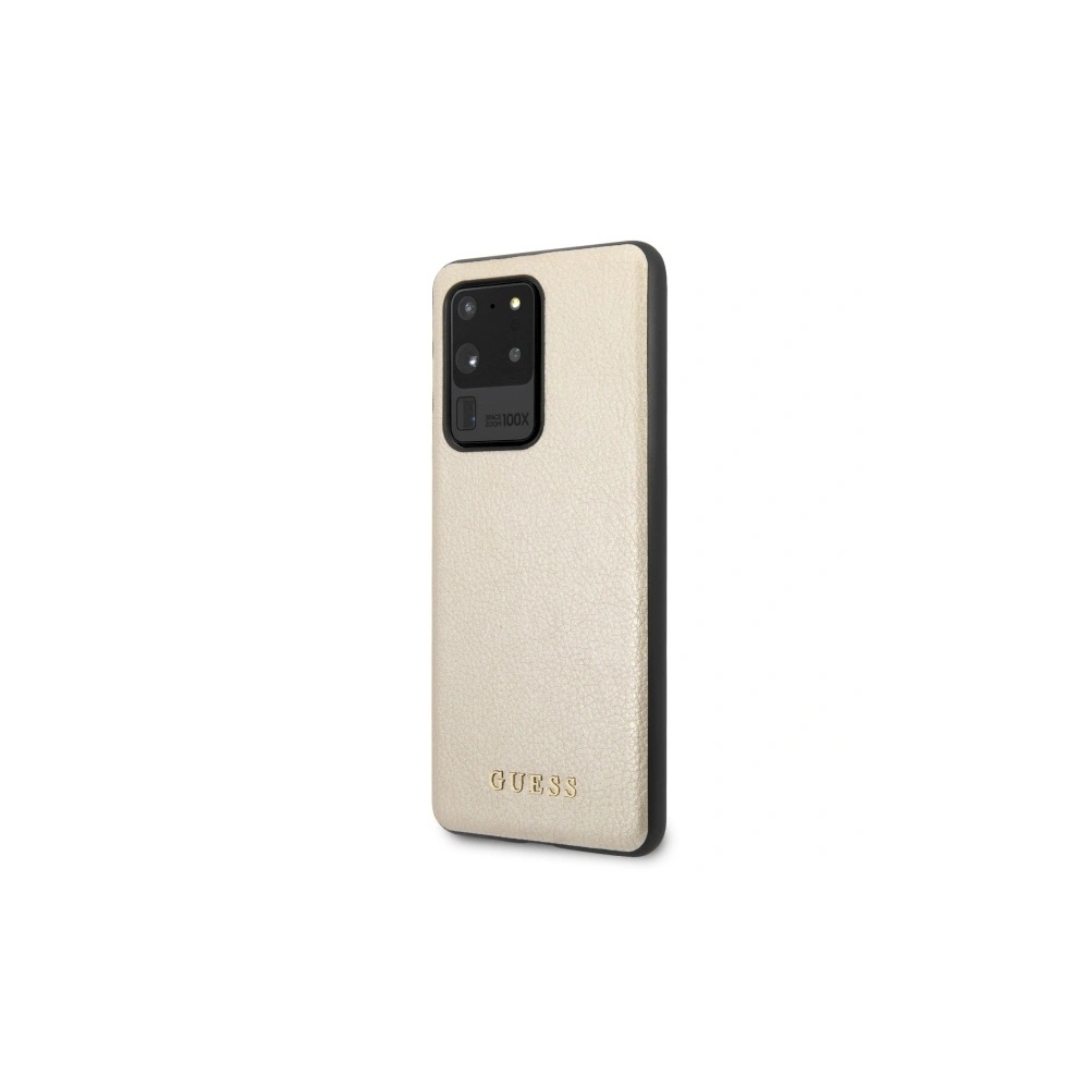 Hurtownia GSM - Etui Guess GUHCS69IGLGO Samsung Galaxy S20 Ultra G988 zlatý/zlatá tvrdý obal Iridescent - GUE496GLD - {ean13} - Hurt