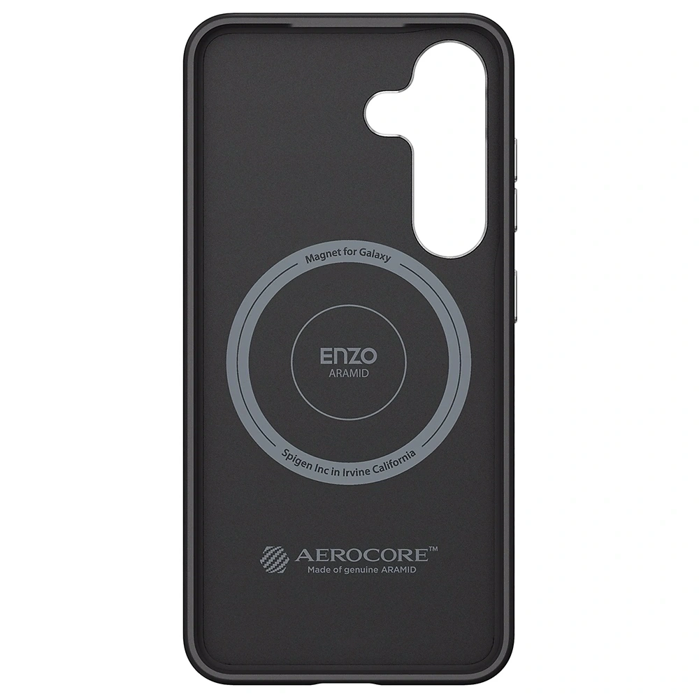 Hurtownia GSM - Etui Samsung Spigen Enzo Aramid Magnet  do Galaxy S25+ czarno-srebrny - SMG1291 - {ean13} - Hurt