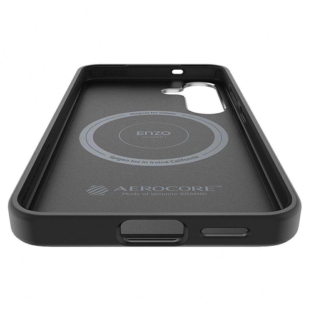 Hurtownia GSM - Etui Samsung Spigen Enzo Aramid Magnet  do Galaxy S25+ czarno-srebrny - SMG1291 - {ean13} - Hurt