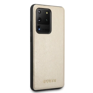 Hurtownia GSM - Guess Samsung Case GUHCS69IGLGO Galaxy S20 Ultra G988 gold/gold hartes Case Iridescent - GUE496GLD - {ean13} - Hurt
