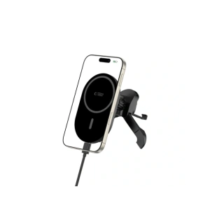 Wholesale Tech-Protect MM15W-V6 Magnetic MagSafe Stable Vent Car Mount Wireless Charger 15W Black - THP3909 - {ean13} - Hurt