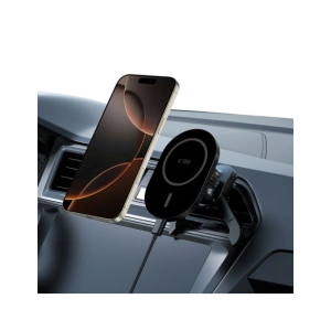 Wholesale Tech-Protect MM15W-V6 Magnetic MagSafe Stable Vent Car Mount Wireless Charger 15W Black - THP3909 - {ean13} - Hurt