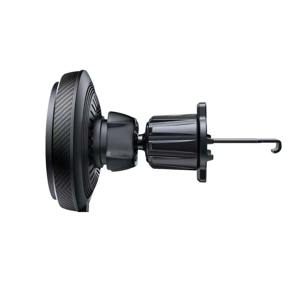 Hurtownia GSM - Upevnění do auta na kokpit / sklo / do mřížky s nabíječkou 15W + 2x magnetické destičky Tech-Protect MM15W-V4 Magnetic MagSafe Upevnění do auta na palubní desku a ventilaci bezdrátová nabíječka 15W černá - THP3910 - {ean13} - Hurt