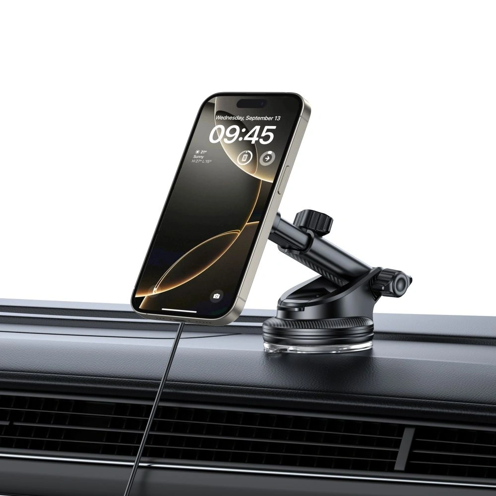 Wholesale Tech-Protect MM15W-V4 Magnetic MagSafe Dashboard & Vent Car Mount Wireless Charger 15W Black - THP3910 - {ean13} - Hurt