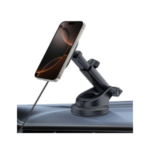 Wholesale Tech-Protect MM15W-V6 Magnetic MagSafe Dashboard & Vent Car Mount Wireless Charger 15W Black - THP3911 - {ean13} - Hurt