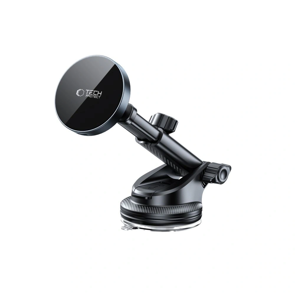 Hurtownia GSM - Tech-protect Mm15w-v5 Magnetic Magsafe Dashboard & Vent Car Mount Wireless Charger 15w Black/black - THP3912 - {ean13} - Hurt