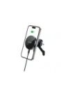 Hurtownia GSM - Uchwyt samochodowy do kratki z ładowarką 15W + 2x blaszki magnetyczne Tech-Protect MM15W-V5 Magnetic MagSafe Stable Vent Car Mount Wireless Charger 15W Black - THP3914 - {ean13} - Hurt