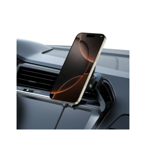 Wholesale Tech-Protect MM15W-V5 Magnetic MagSafe Stable Vent Car Mount Wireless Charger 15W Black - THP3914 - {ean13} - Hurt