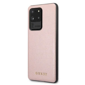 Wholesale Guess GUHCS69IGLRG Samsung Galaxy S20 Ultra G988 rose gold hard case Iridescent - GUE497RS - {ean13} - Hurt