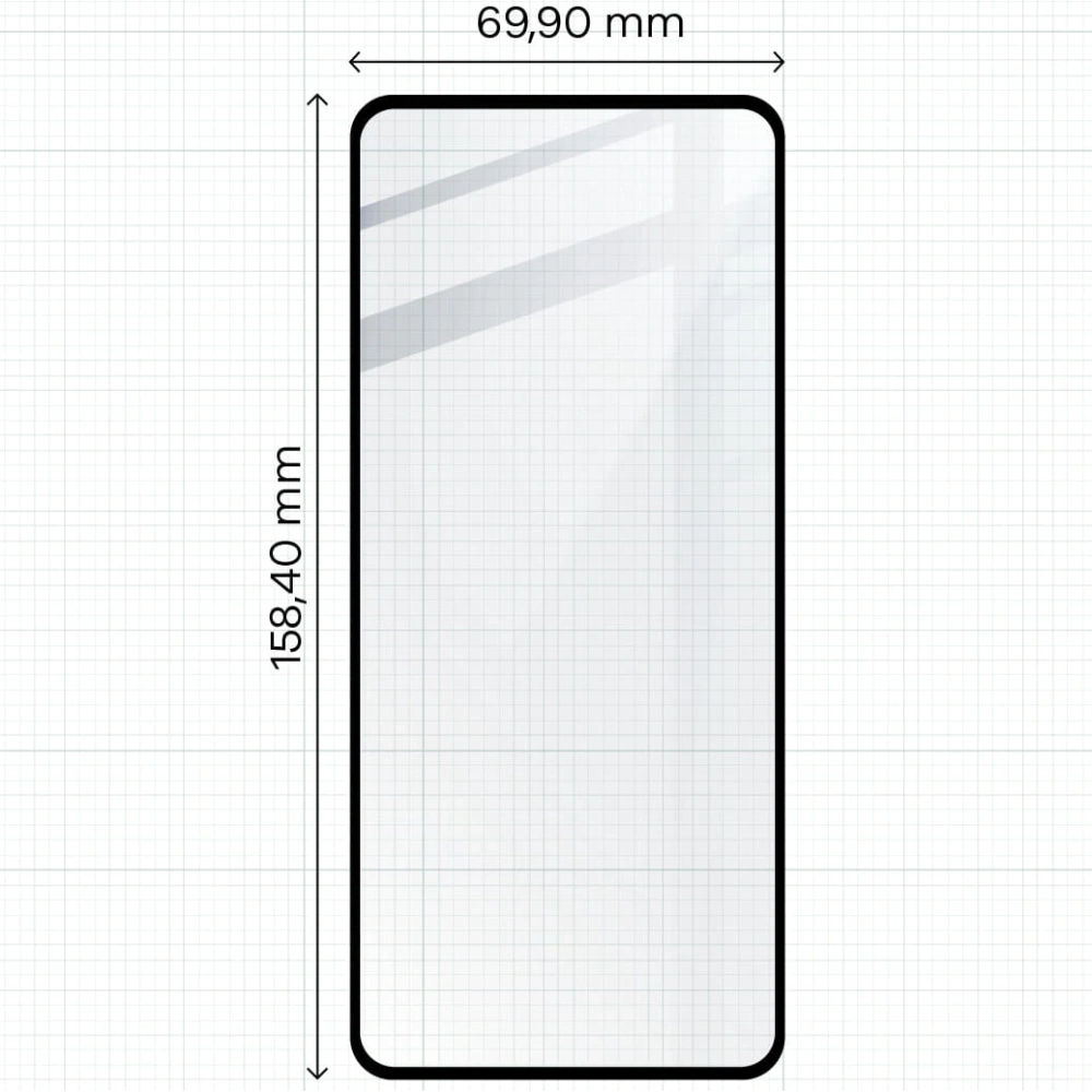 Wholesale Bizon Glass Edge 2 Motorola Moto G14 / G54 / G54 Power / G55 black - BIZ8587 - {ean13} - Hurt