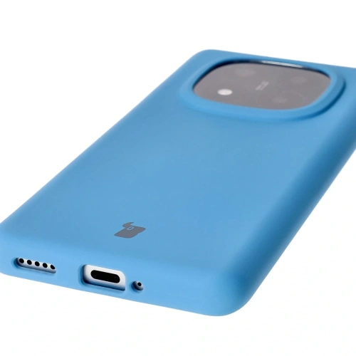 Silikonowe etui Bizon Soft Case Xiaomi Redmi Note 14 Pro+ Plus 5G niebieskie