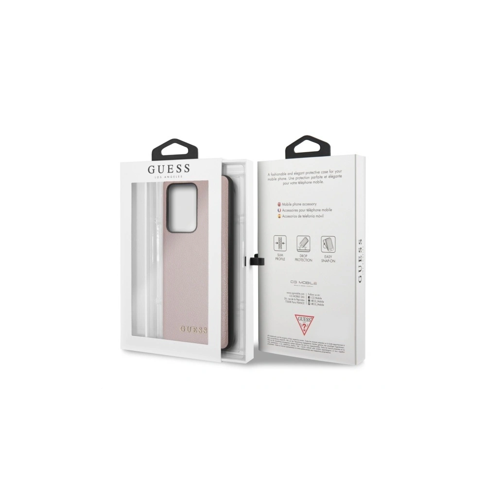 Wholesale Guess GUHCS69IGLRG Samsung Galaxy S20 Ultra G988 rose gold hard case Iridescent - GUE497RS - {ean13} - Hurt