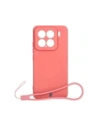 Hurtownia GSM - Silikonový obal s magnetickým kroužkem Bizon Case Silicone Magnetic Sq pro Xiaomi 15 v barvě špinavě růžové - BIZ8592 - {ean13} - Hurt