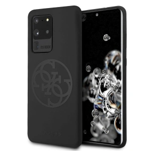 Hurtownia GSM - Etui Guess GUHCS69LS4GBK Samsung Galaxy S20 Ultra G988 schwarz/czarny Hartschale Silikon 4G Tone On Tone - GUE498BLK - {ean13} - Hurt