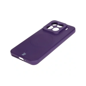 Hurtownia GSM - Bizon Case Silicone Magnetic Sq Xiaomi 15 prună - BIZ8593 - {ean13} - Hurt