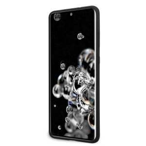 Hurtownia GSM - Etui Guess GUHCS69LS4GBK Samsung Galaxy S20 Ultra G988 schwarz/czarny Hartschale Silikon 4G Tone On Tone - GUE498BLK - {ean13} - Hurt