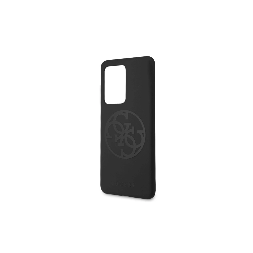 Hurtownia GSM - Etui Guess GUHCS69LS4GBK Samsung Galaxy S20 Ultra G988 negru/czarny hard case Silicon 4G Tone On Tone - GUE498BLK - {ean13} - Hurt