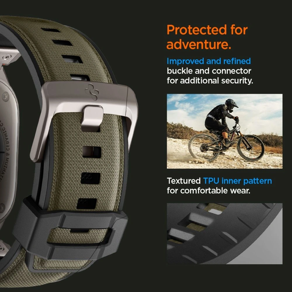 Hurtownia GSM - Spigen DuraPro Armor Apple Watch 6 / 7 / 8 / 9 / 10 / SE / Ultra 1 / 2 44/45/46/49mm Militärgrün - SPN16670 - {ean13} - Hurt