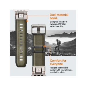 Hurtownia GSM - Etui Spigen DuraPro Armor Apple Watch 6 / 7 / 8 / 9 / 10 / SE / Ultra 1 / 2 44/45/46/49mm Vojenská zelená - SPN16670 - {ean13} - Hurt