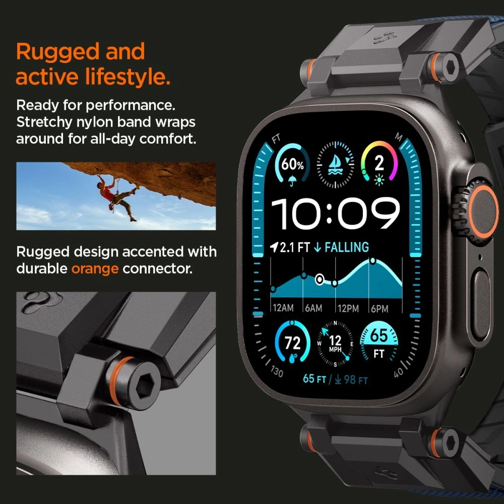 Hurtownia GSM - Spigen DuraPro Armor Apple Watch 6 / 7 / 8 / 9 / 10 / SE / Ultra 1 / 2 44/45/46/49mm Marineblau - SPN16671 - {ean13} - Hurt