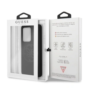 Hurtownia GSM - Etui Guess GUHCS69LS4GBK Samsung Galaxy S20 Ultra G988 schwarz/czarny Hartschale Silikon 4G Tone On Tone - GUE498BLK - {ean13} - Hurt