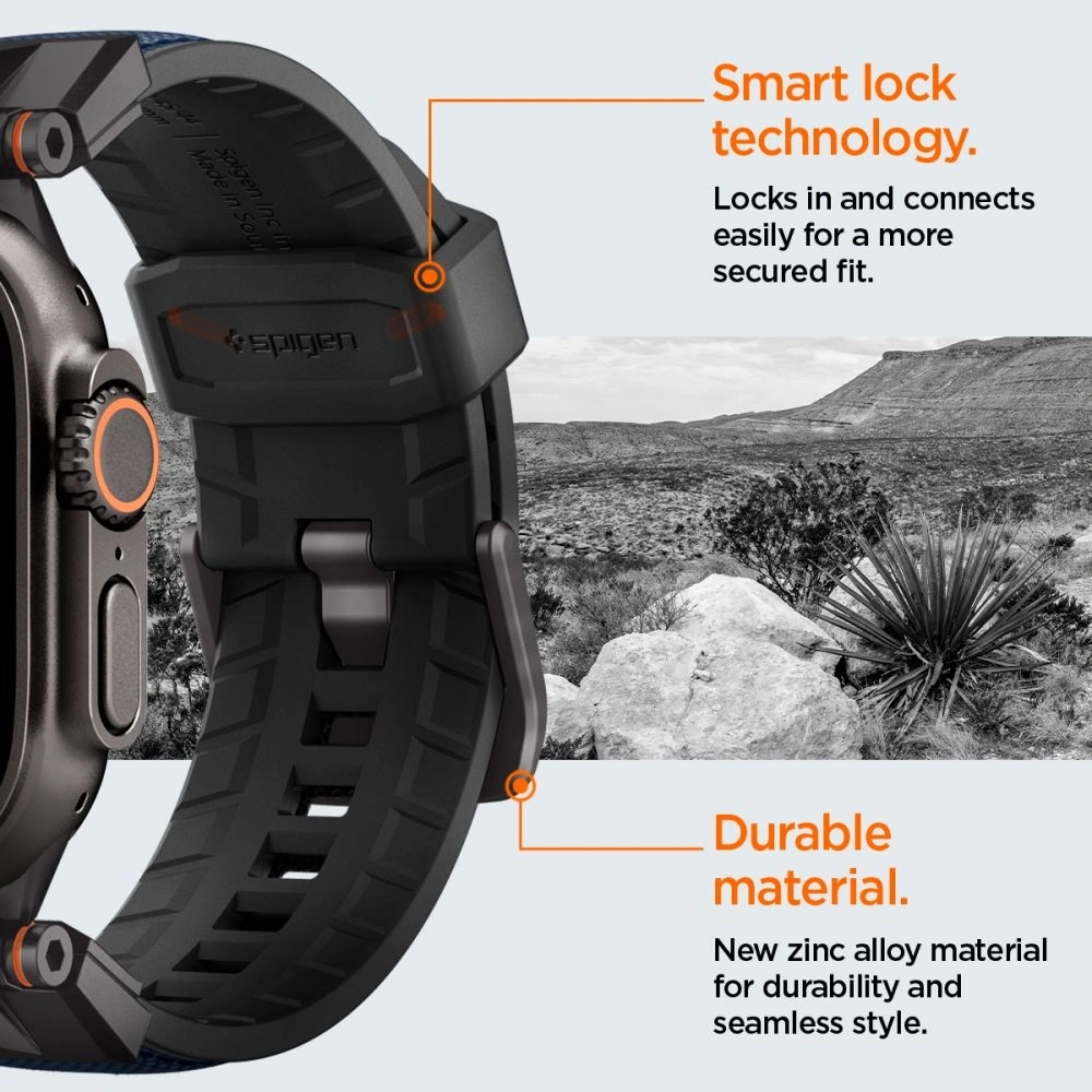 Hurtownia GSM - Spigen DuraPro Armor Apple Watch 6 / 7 / 8 / 9 / 10 / SE / Ultra 1 / 2 44/45/46/49mm Albastru Marin - SPN16671 - {ean13} - Hurt