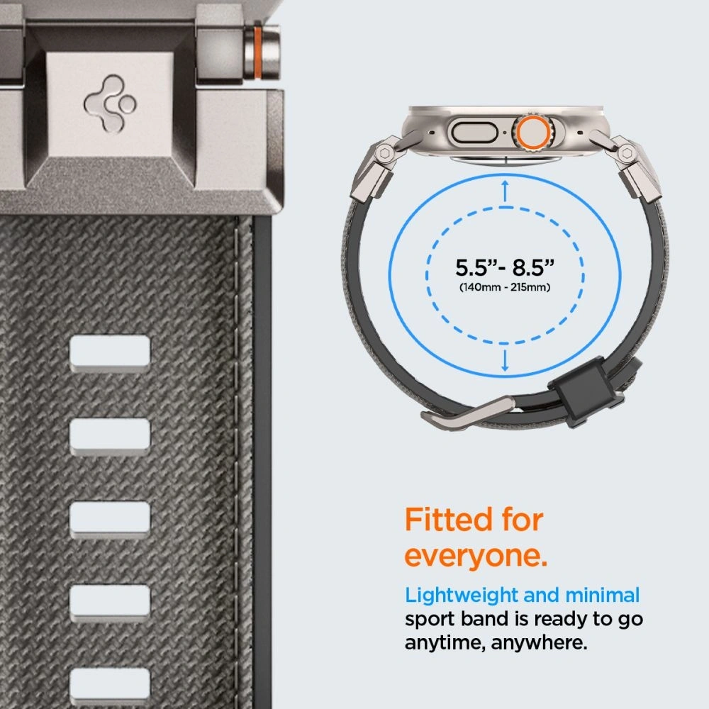 Hurtownia GSM - Spigen DuraPro Armor Apple Watch 6 / 7 / 8 / 9 / 10 / SE / Ultra 1 / 2 44/45/46/49mm Grau - SPN16672 - {ean13} - Hurt