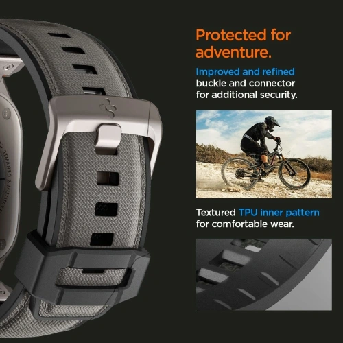 Etui Spigen DuraPro Armor Apple Watch 6 / 7 / 8 / 9 / 10 / SE / Ultra 1 / 2 44/45/46/49mm Grey
