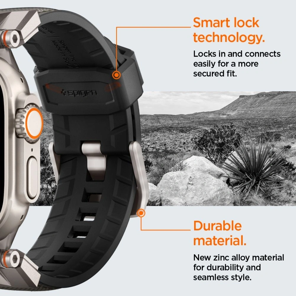 Hurtownia GSM - Spigen DuraPro Armor Apple Watch 6 / 7 / 8 / 9 / 10 / SE / Ultra 1 / 2 44/45/46/49mm Gri - SPN16672 - {ean13} - Hurt