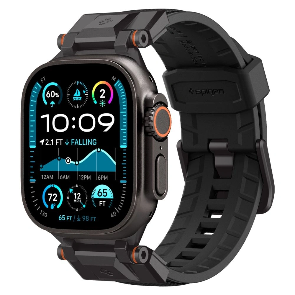 Hurtownia GSM - Spigen DuraPro Armor Apple Watch 6 / 7 / 8 / 9 / 10 / SE / Ultra 1 / 2 44/45/46/49mm Schwarze Edition - SPN16673 - {ean13} - Hurt