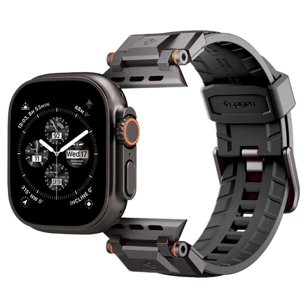 Hurtownia GSM - Spigen DuraPro Armor Apple Watch 6 / 7 / 8 / 9 / 10 / SE / Ultra 1 / 2 44/45/46/49mm Editia Neagră - SPN16673 - {ean13} - Hurt