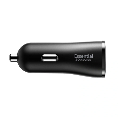 Ładowarka samochodowa Spigen Essential EV302 2-port USB-A Car Charger 30W Black