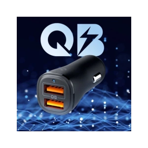 Wholesale Spigen Essential EV302 2-port USB-A Car Charger 30W Black - SPN16675 - {ean13} - Hurt