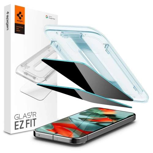 Szkło prywatyzujące Spigen GLAS.tR ez Fit Google Pixel 9 Pro XL Privacy [2 PACK]