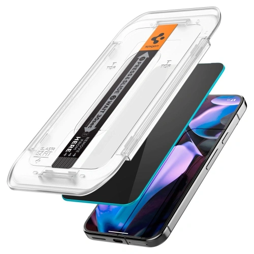 Szkło prywatyzujące Spigen GLAS.tR ez Fit Google Pixel 9 Pro XL Privacy [2 PACK]