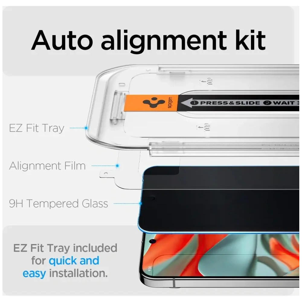 Hurtownia GSM - Sklo privatizující Spigen GLAS.tR ez Fit Google Pixel 9 Pro XL Privacy [2 PACK] - SPN16676 - {ean13} - Hurt