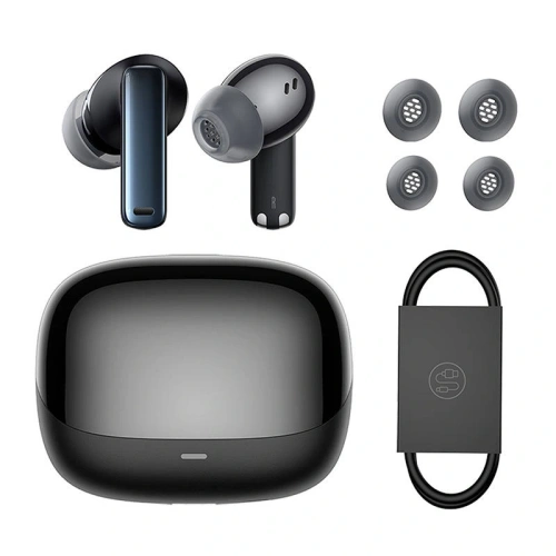 Bezprzewodowe słuchawki dokanałowe TWS Baseus Bowie M2s Bluetooth 5.3 (czarne)