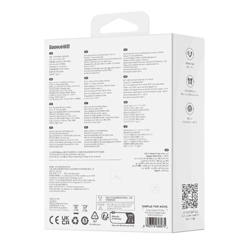 Bezprzewodowe słuchawki dokanałowe TWS Baseus Bowie M2s Bluetooth 5.3 (czarne)