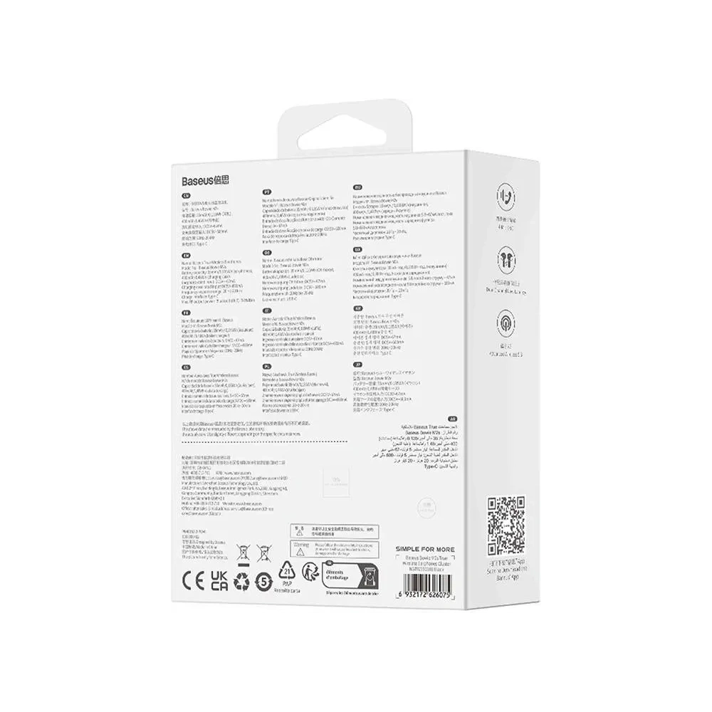 Hurtownia GSM - Baseus Bowie M2s Bluetooth 5.3 TWS vezeték nélküli dokkolós fülhallgató (fekete) - BSU8933 - {ean13} - Hurt