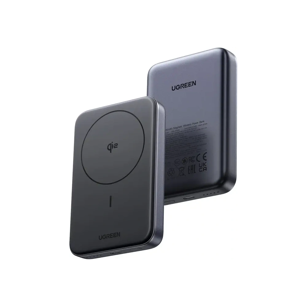 Hurtownia GSM - Banca de alimentare magnetică UGREEN PB761 10000mAh Qi2 30W MagSafe + cablu USB-C (negru) - UGR5602 - {ean13} - Hurt