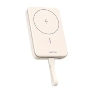 Hurtownia GSM - Magnetická powerbanka 10000mAh UGREEN PB760 PD 20W MagSafe + USB-C kabel (béžová) - UGR5603 - {ean13} - Hurt