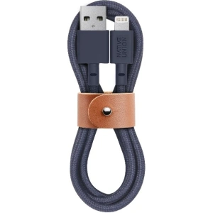 Hurtownia GSM - Kabel Native Union Belt Cable Lightning ze skórzanym zapięciem 1,2m (marine) - NTU036MAR - {ean13} - Hurt