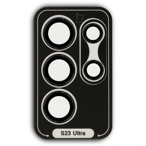 Szkło hartowane na aparat z aplikatorem Bizon Glass Snap Lens do Samsung Galaxy S23 Ultra czarne