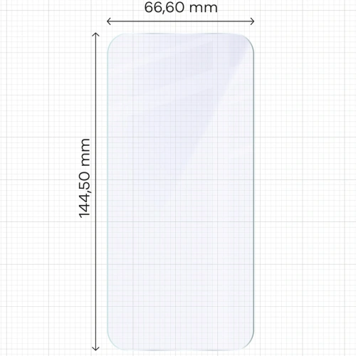 Elastyczne szkło hybrydowe Bizon Glass Mule do Apple iPhone 16 Pro